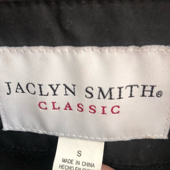 Vintage Jaclyn Smith Classic black winter jacket size S, with faux fur trim - Picture 4 of 4